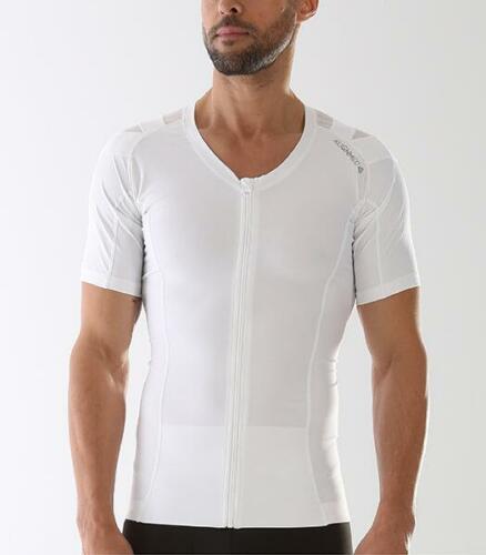 POSTURE SHIRT® FOR MEN - ZIPPER WHITE